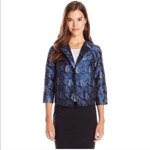NEW Anne Klein Printed Structured Jacket